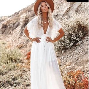 VICI White maxi dress